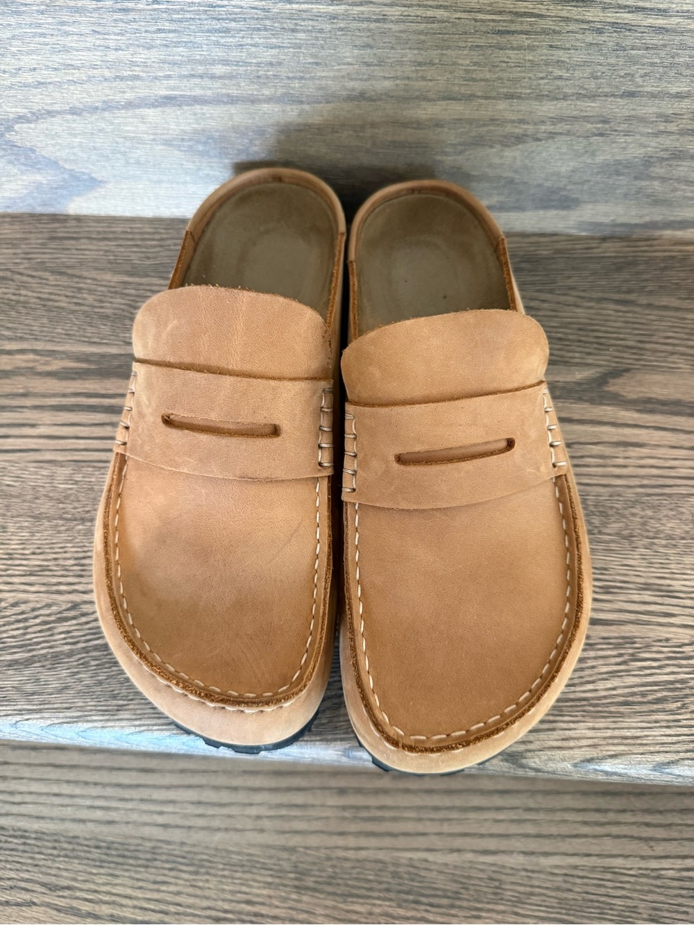 Birkenstock Naples Wrapped Cognac Leather